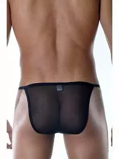 Сексуальные танга из прозрачной ткани черного цвета Don Moris RTDM111887